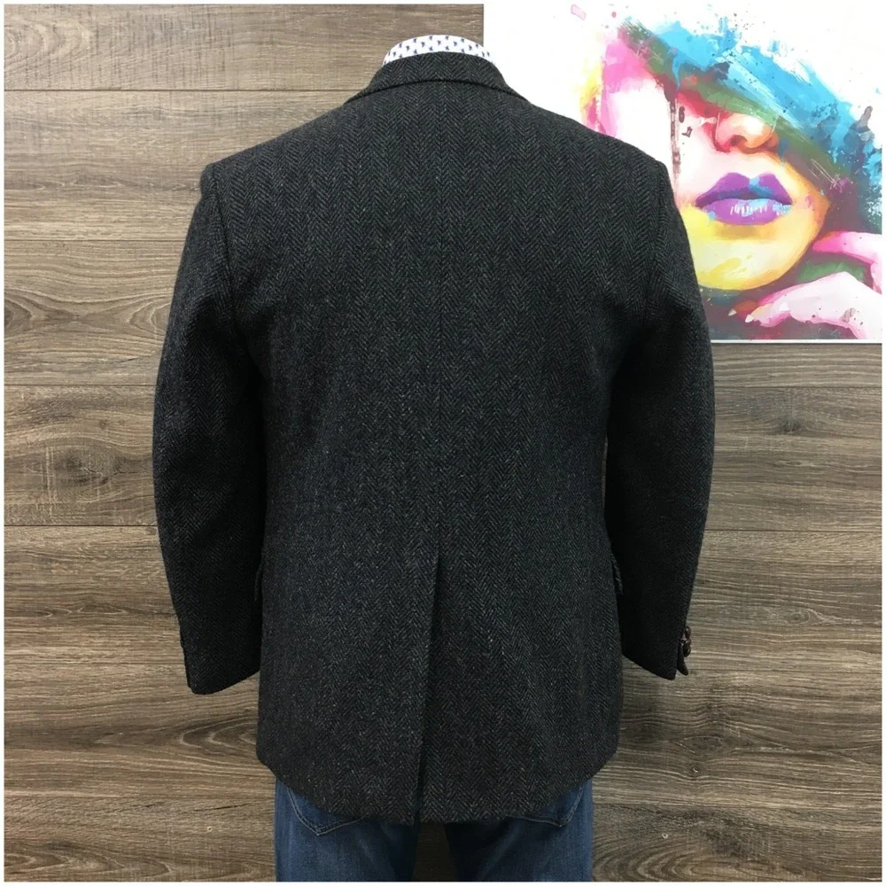 VINTAGE‎ FARAH Mens Tweed Blazer Sport Coat Casual Jacket Size 42R Wool Suit